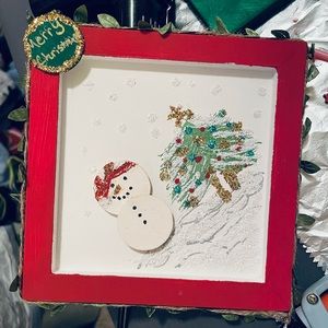 Wood wall décor handmade note or picture holder